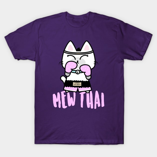 Mew Thai Kitty! T-Shirt by plattercats